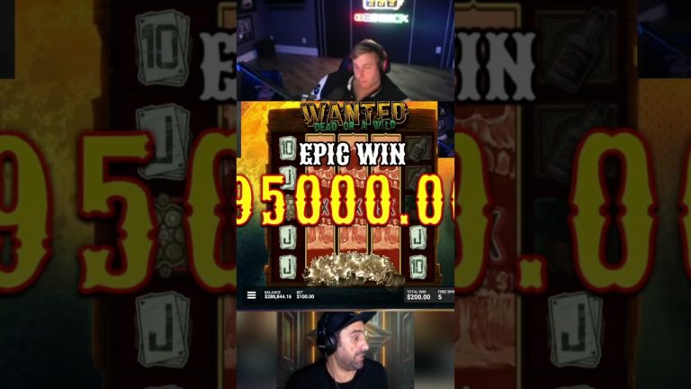 Xposed wins huge on Wanted! Insane Degen Action! #reaction