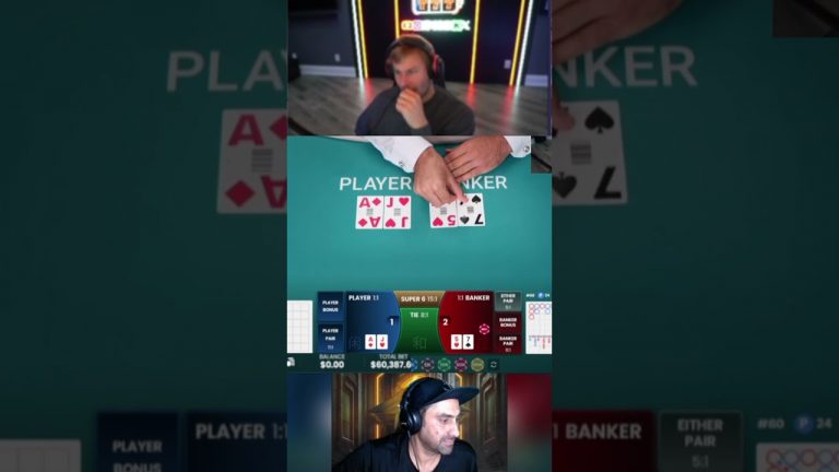 Xposed’s on a Wild Degen Mode, wins over $120,000 on Baccarat!! #reaction