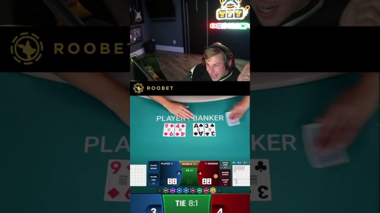 $100,000.00 BETS ON BACCARAT