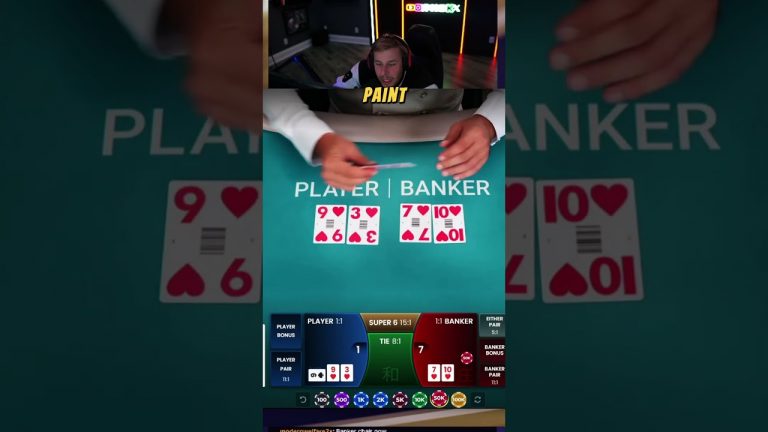 $50K BET IN BACCARAT BY XPOSED! #blackjack #baccarat