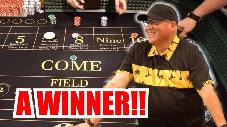 A TRUE WINNER 30 Roll Craps Challenge – WIN BIG or BUST #456