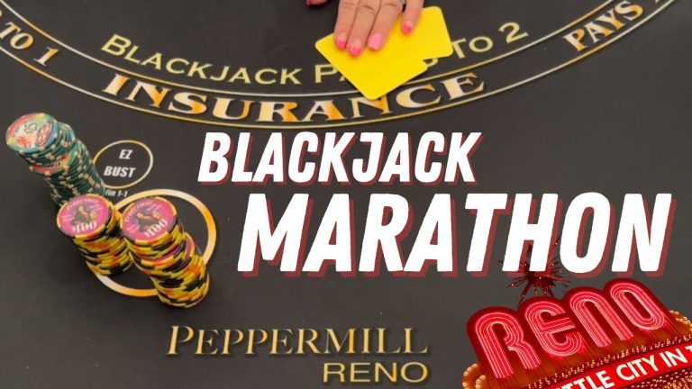 AWESOME BLACKJACK MARATHON FROM RENO NV!