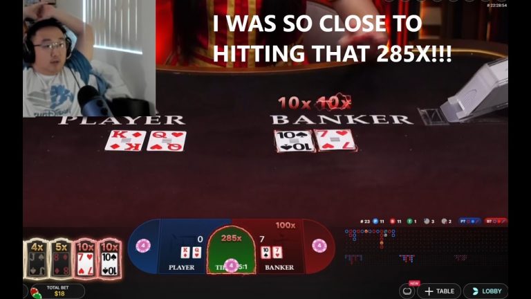 Almost Hitting 258x On Xxxtreme Baccarat!!!