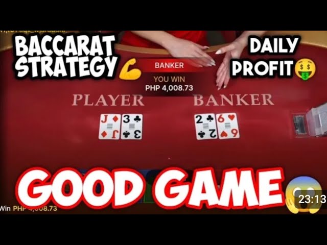 BACCARAT STRATEGY | I USED MY NEWEST STRATEGY,.| Php.200 GCASH GIVE AWAYS