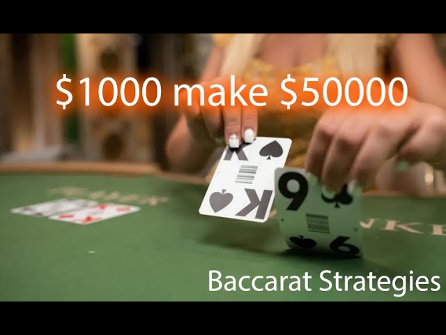 Baccarat Strategy to win: Winning $1,000 and Growing it to $50,000 | Baccarat Strategy