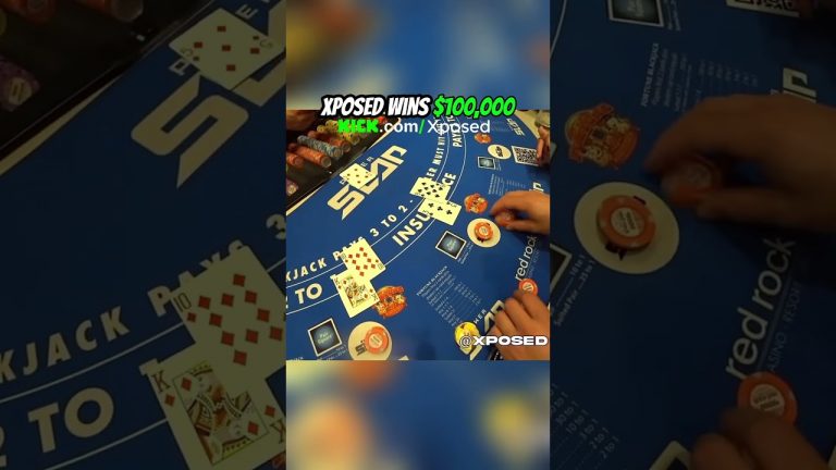 CRAZY $20,000 DOUBLE DOWNS IN VEGAS #lasvegas #gambling #blackjack #xposed