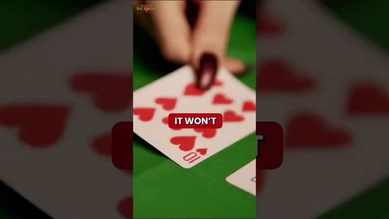 Counting Cards Can Give You An Edge #shorts #casino #baccarat