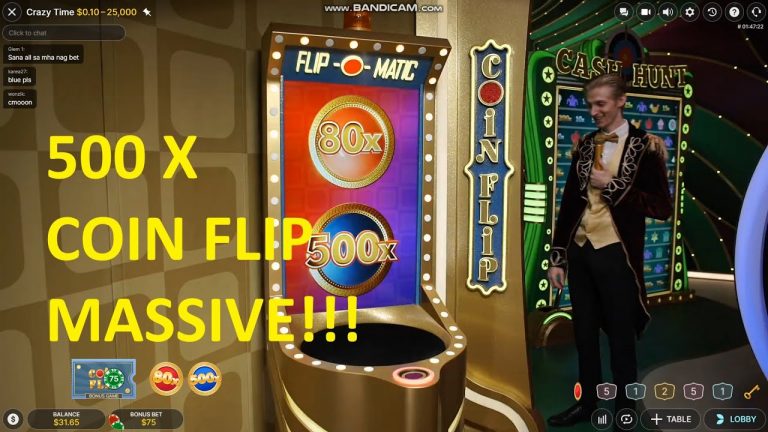 Crazy Time! 500x Coin Flip Jackpot | High Limit Blackjack & Baccarat Action – MASSIVE WINS!!