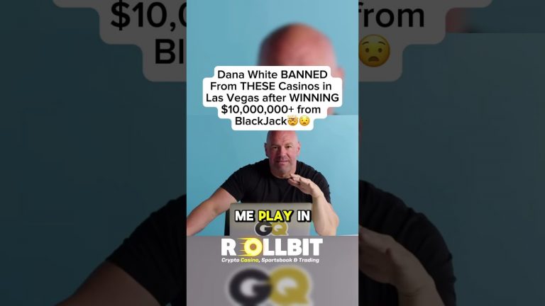 Dana BANNED Twice!!! #casino #gambling #dana #danawhite #caesarspalace #blackjack #baccarat #poker