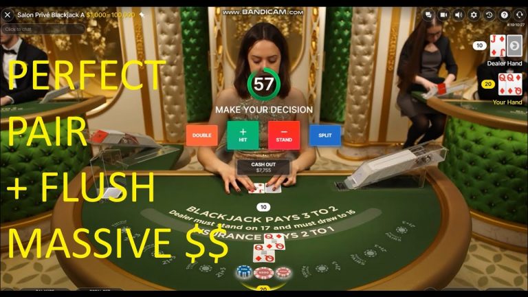 EPIC High Limit Blackjack & Baccarat! MASSIVE Wins with Perfect Pairs, Flushes & Straights!