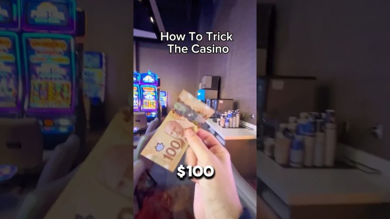 How To Trick The Casino With $100!