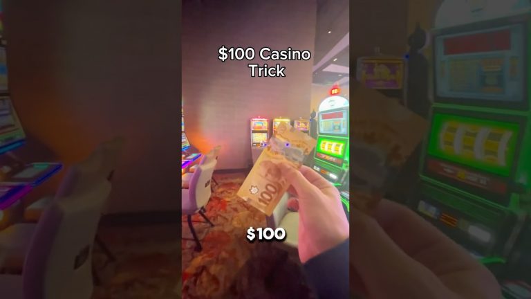 How To Trick The Casino With $100!