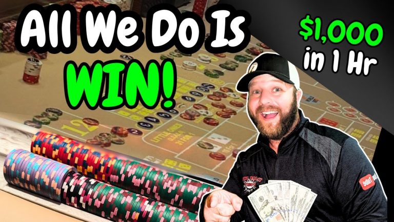 I Made $1,000 in 1 Hour Playing Craps!