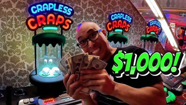 I TOOK $1,000 TO BUBBLE CRAPS at CIRCUS CIRCUS CASINO