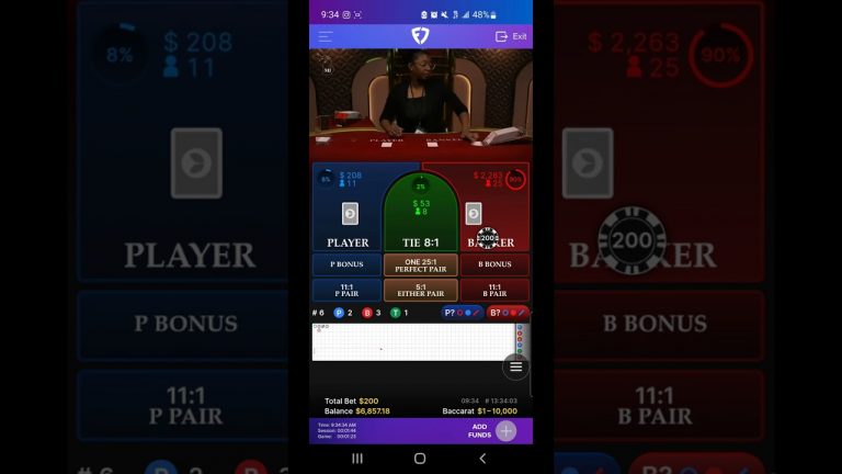 Live Table Game Sessions! Power Blackjack, Lightning Roulette and Baccarat