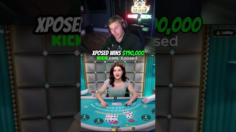 MASSIVE DOUBLE DOWNS AND SPLITS ON BLACKJACK #lasvegas #gambling #blackjack #xposed