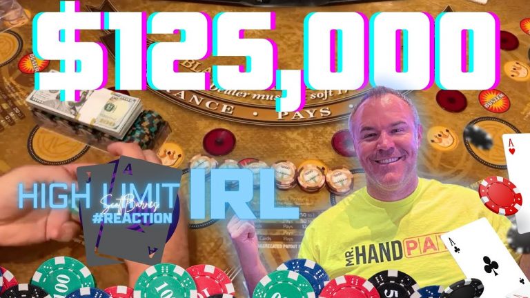 Mr. Hand Pay Has A $125,000 Start And Goes to War Playing High Limit Baccarat #reaction