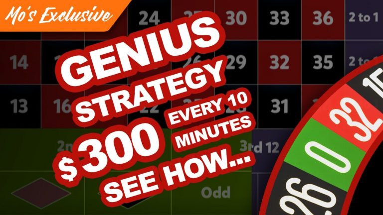 NEW ROULETTE STRATEGY TO WIN AT CASINOS | SMART PROGRESSION SYSTEM & BIG JACKPOTS – Bet With MO