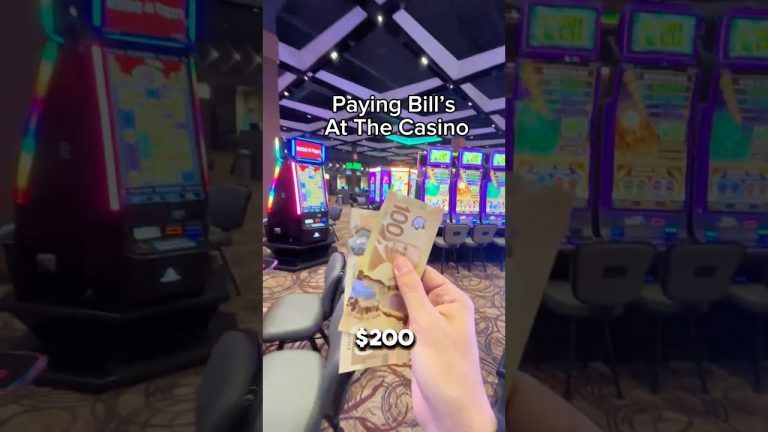 Paying Bill’s At The Casino