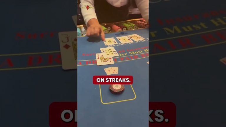 Should You Bet On Streaks? #shorts #casino #baccarat