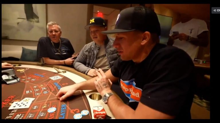 SteveWillDoIt And Vegas Matt Going Crazy On The Live Baccarat Table In Las Vegas!