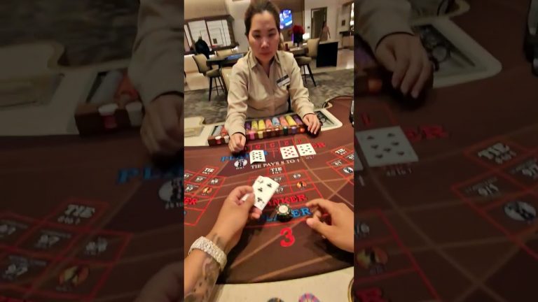 THIS HAND HAD ME ON TILT #comedy #casinofun #baccarat