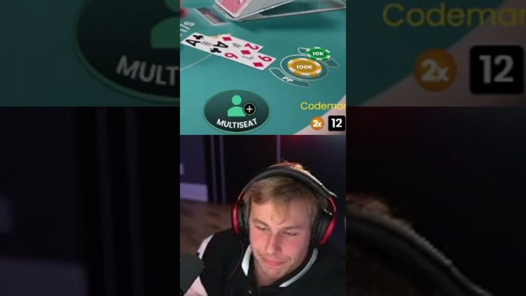 THIS IS INSANE! #highlights #blackjack #casino #xposed