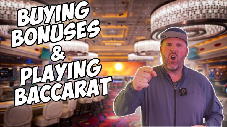 The Mayor’s Big Gamble: Buying Bonuses and Playing Baccarat – Will He Win BIG? | Jackpot Slot Spot