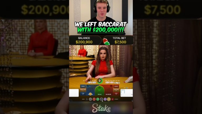 Toaster WE left BACCARAT with $200,000!!!