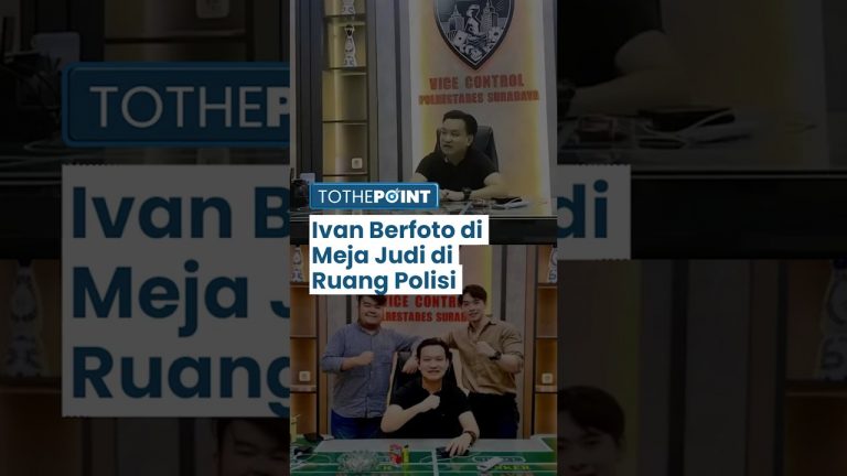 VIRAL Foto Ivan Sugiamto di Meja Judi Bakarat dalam Ruangan Polisi, Warganet Dibuat Penasaran