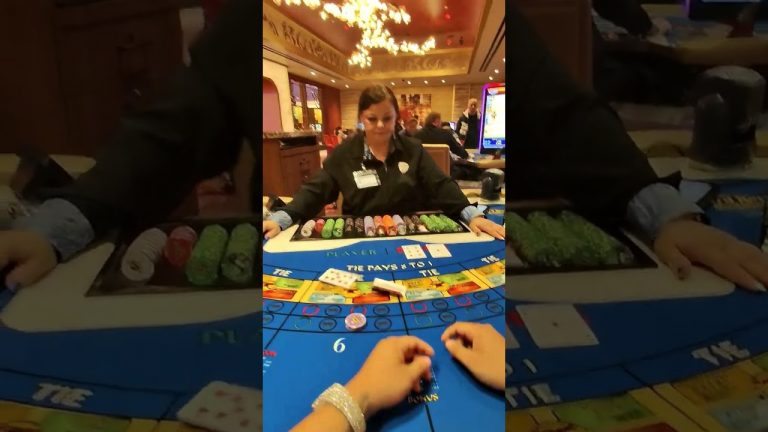 $1500 RINSE IN A HAND OF BACCARAT #baccarat #casino #comedy #gambling