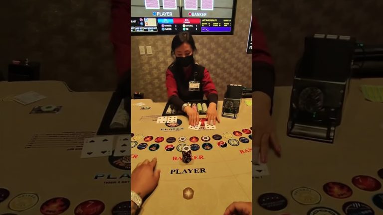 $1800 BET HIGH STAKES GAMBLING #baccarat #comedy #gambling #comedy