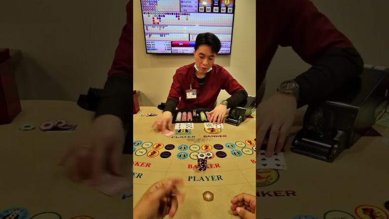 $1800 BET ON THE BENDING CARD GAME FULL VIDEO ON MY CHANNEL #baccarat #comedy #gambling #casino