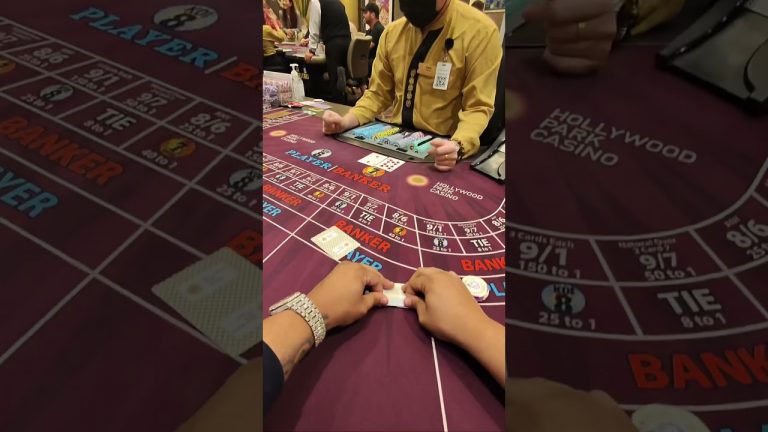 $400 hand of the bending card casino game follow for more gambling content #baccarat #gambling