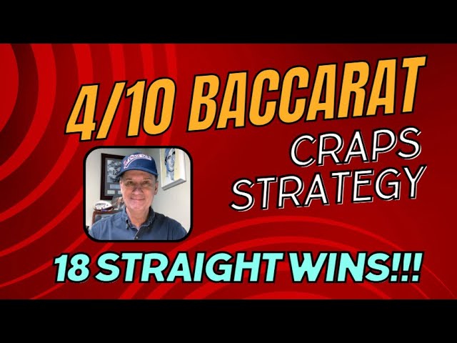 4/10 Baccarat Roulette Strategy- 18 Straight WINNING Sessions!