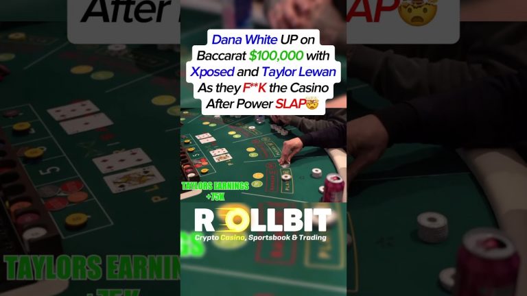 Dana White is a GENIUS on baccarat #casino #gambling #xposed #danawhite #dana #barstool #baccarat