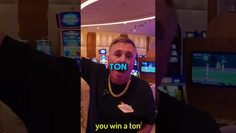 Dedicated Gambler Wins HUGE on Vegas SLOT MACHINES! #shorts