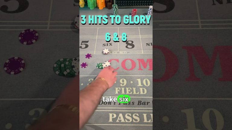 Easy Way to Press your 6&8 – 3 Hits to Glory #crapsstrategy #craps #gambling