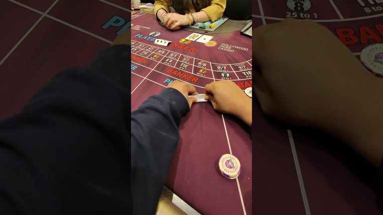 HIGH LIMIT BACCARAT HAND WATCH TILL END!! #comedy #casino #baccaratsystem #baccarat