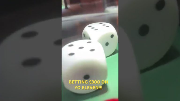 I WON $300 BET ON YO ELEVEN?. #pop #casino #youtube #bubblecraps #craps #viral #slots #lasvegas