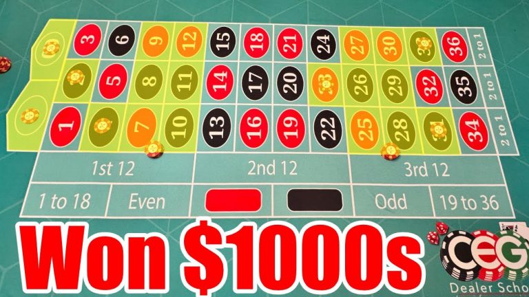 I have WON $1000s off this Roulette Strategy || Dealer’s Signature YT