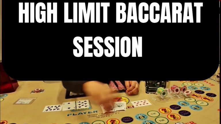 INSANE HIGH LIMIT BACCARAT SESSION!!!