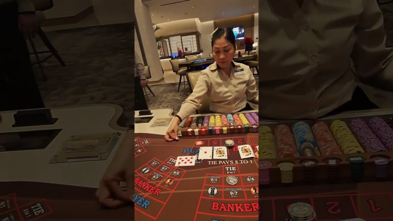 Lost $1000 banker bet but HIT on 200-1 $25 SIDE BET #comedy #baccarat #gambling #casinofun