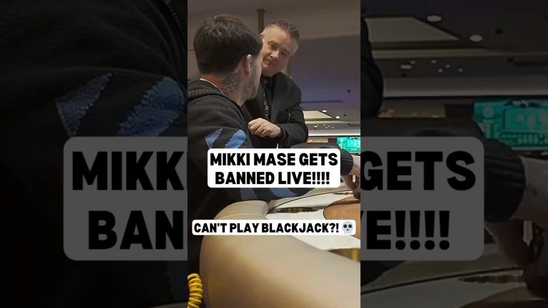 Mikki Mase BANNED on first day out of retirement #mikkimase #poker #baccarat