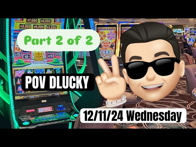 POV D Lucky Part 2 of 2 12/11/24 – I was itching to play baccarat, get in sports picks and hit slots