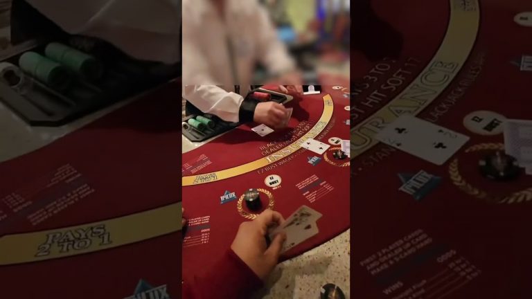 1 hand $1000 blackjack #baccarat #comedy #blackjack #gambling