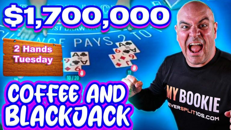 $1.7 Million Blackjack – Jan 7 LIVE Blackjack – Coffee and Blackjack