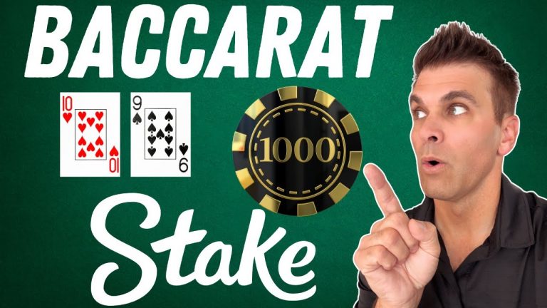 $1000 BETS TO GET RICH ON STAKE BACCARAT