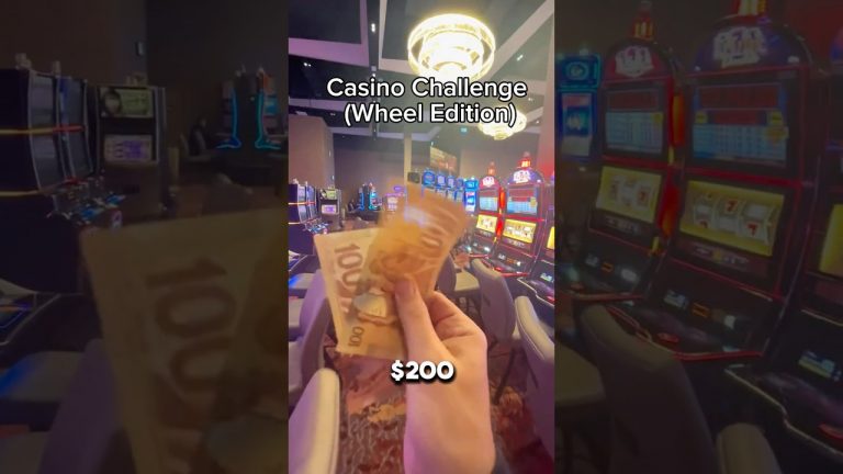 $200 Casino Challenge! (Wheel Method)