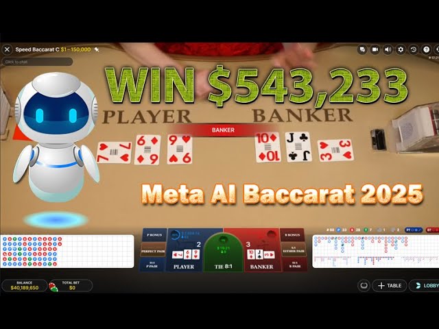 AI Predicts Baccarat Victory of $543,233 | Baccarat sure win formula | baccarat strategy | Baccarat